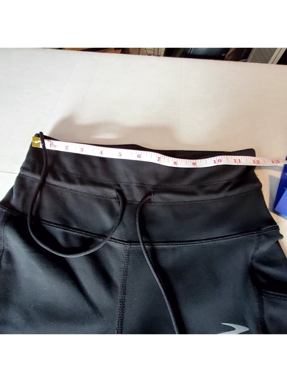 Brooks Womens Black Running Leggings Style #221735 Polyester Blend Size S - Picture 3 of 13